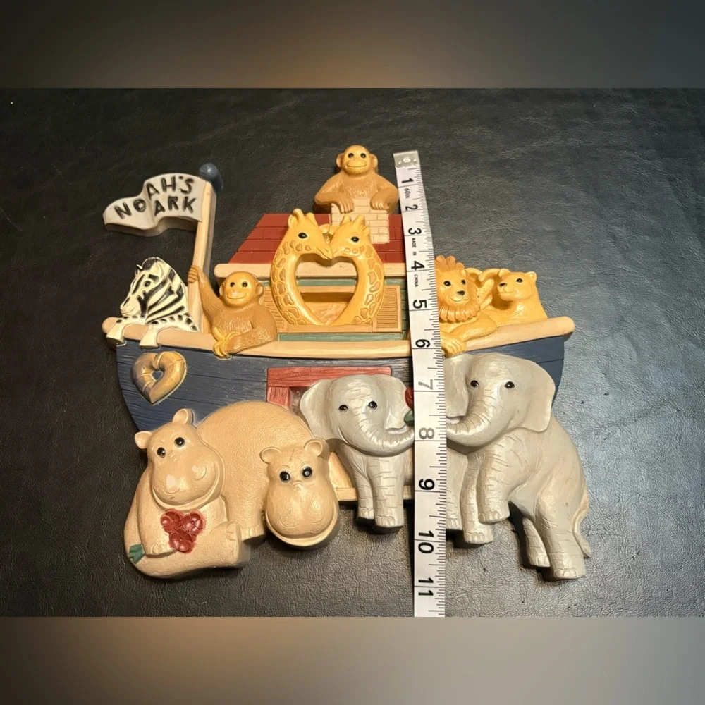 Vintage 1995 Home Interior Noahs Ark Kids Wall Decor Home Interiors #7623